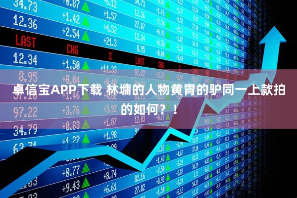 卓信宝APP下载 林墉的人物黄胄的驴同一上款拍的如何？！
